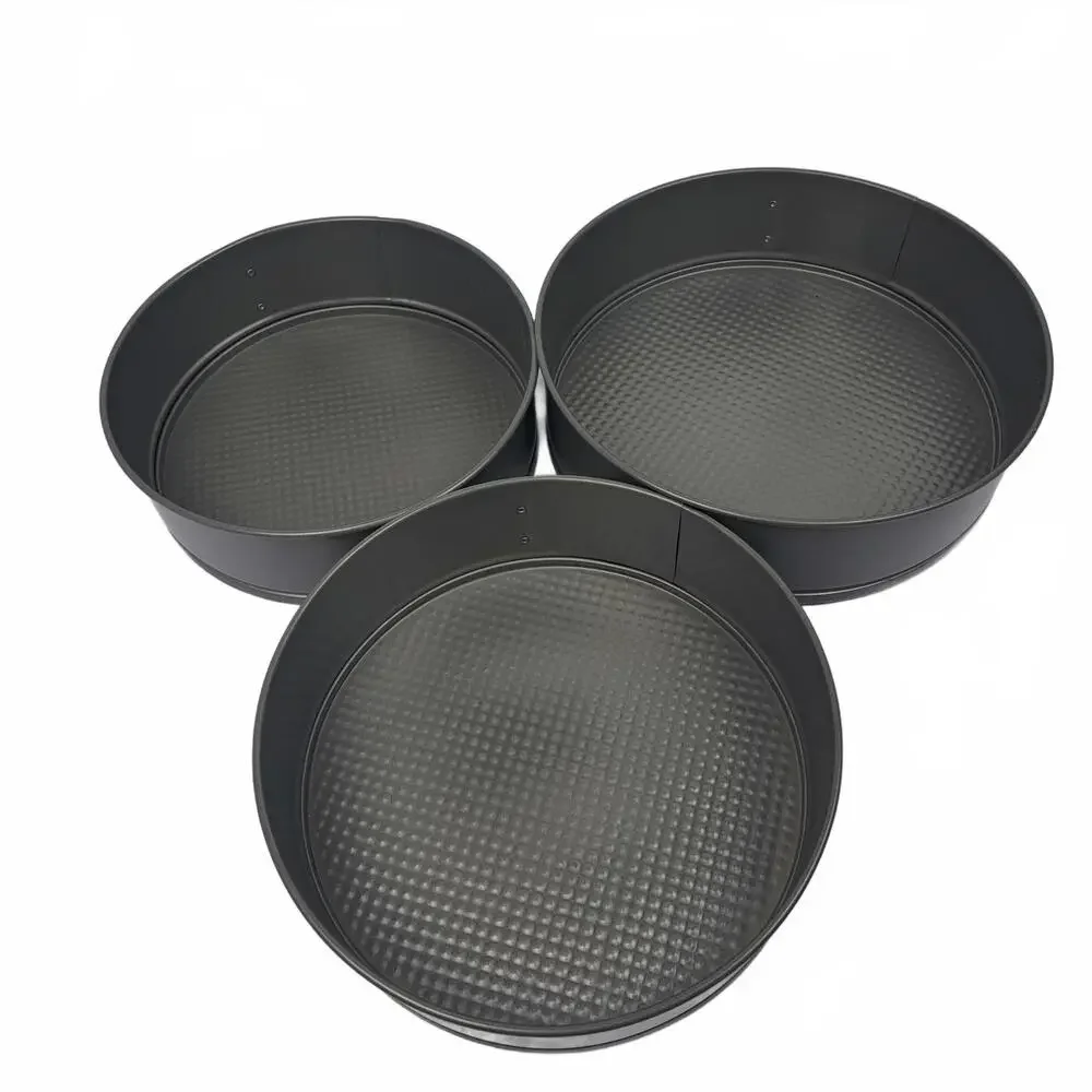 Select Edition 3 Piece Diff Sizes Springform Cake‎ Pan Set Non-Stick Supreme NEW